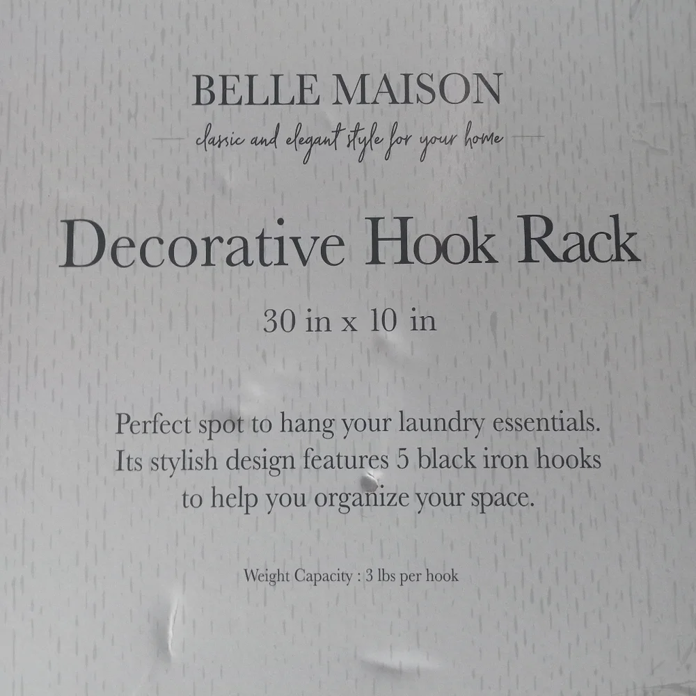 Decorative Hook Rack - Picture 3 of 4